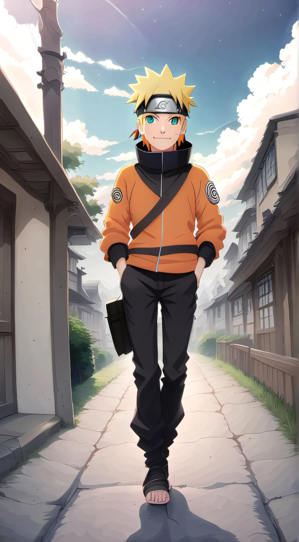 ai character: Naruto Uzumaki background