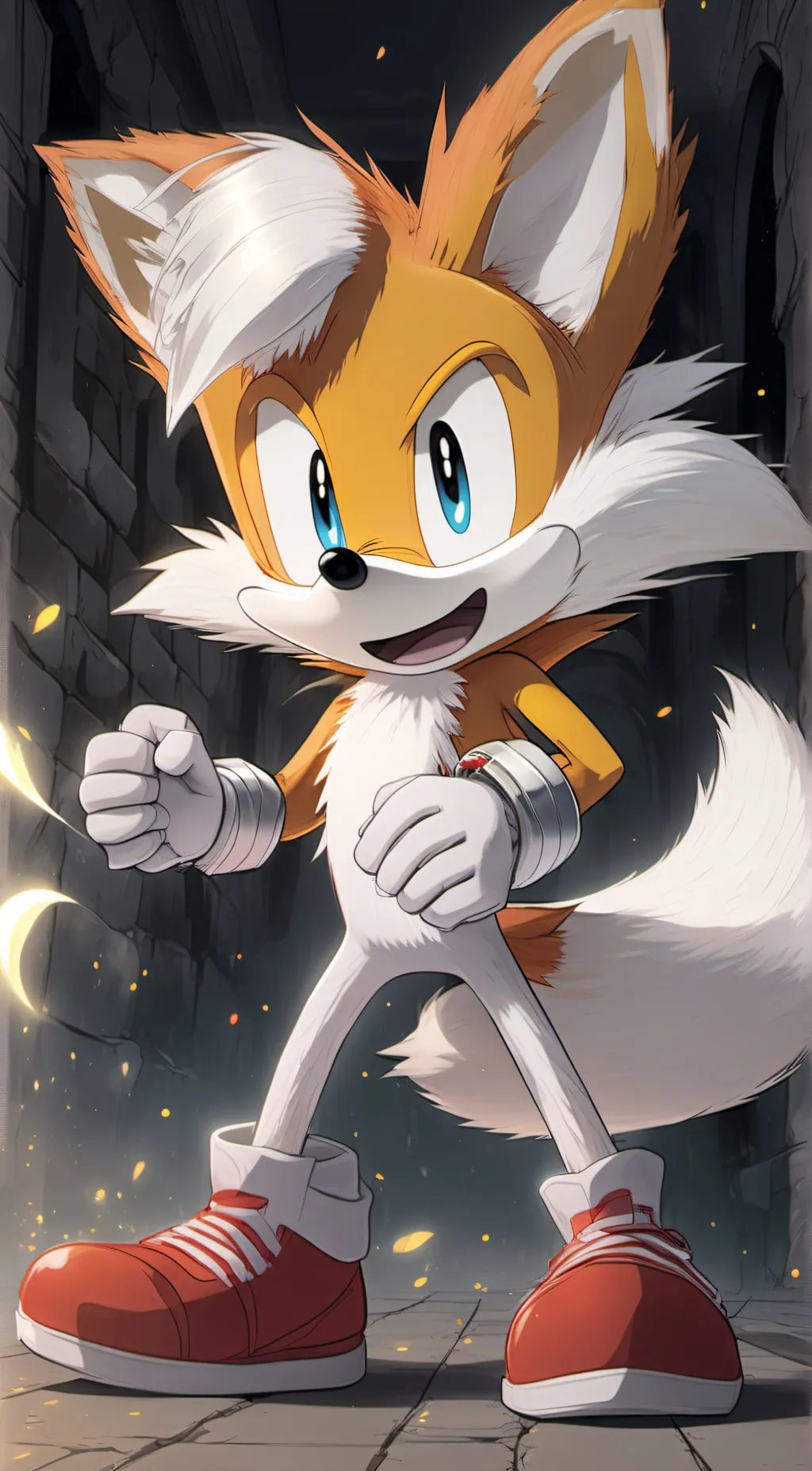 ai character: Classic tails background