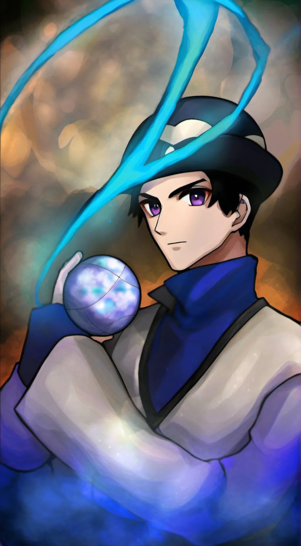 ai character: Lucario  background
