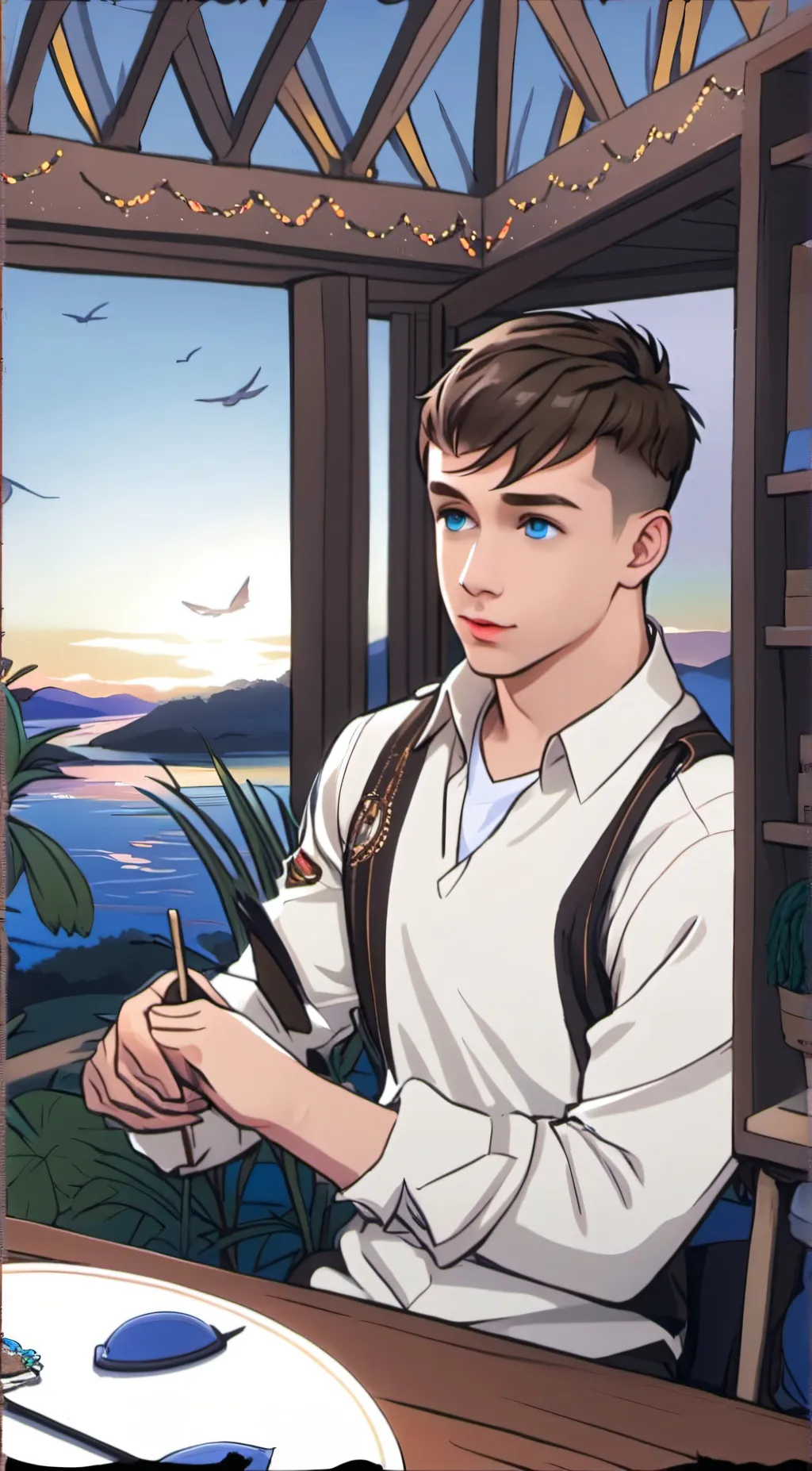 ai character: lukes background