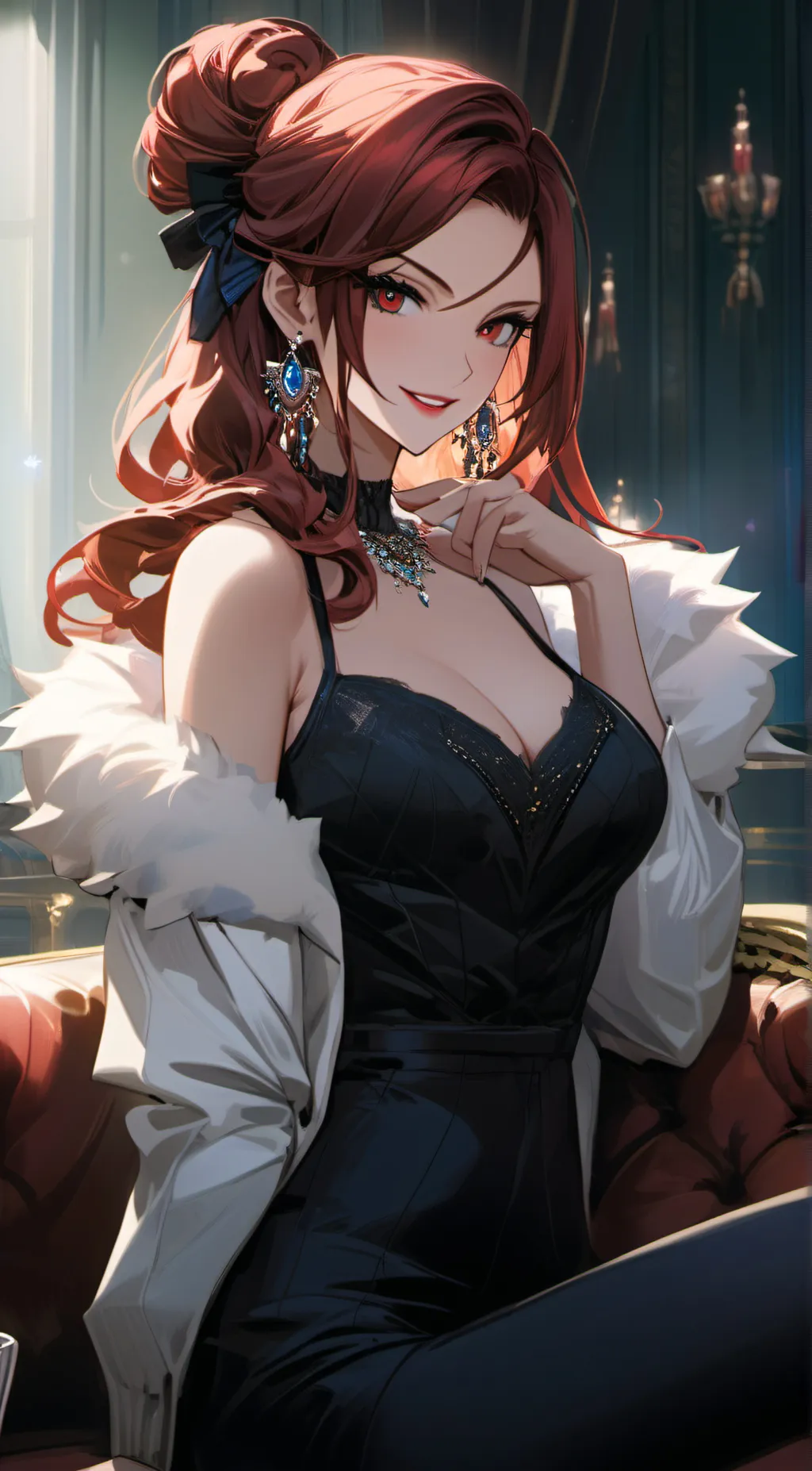 ai character: Luna background