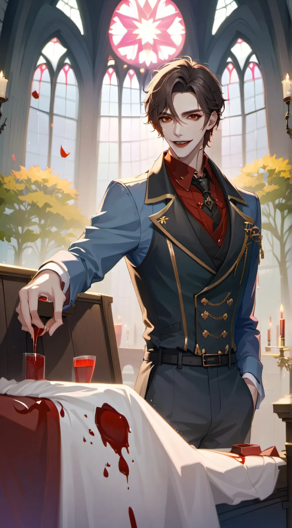 ai character: jacke  background