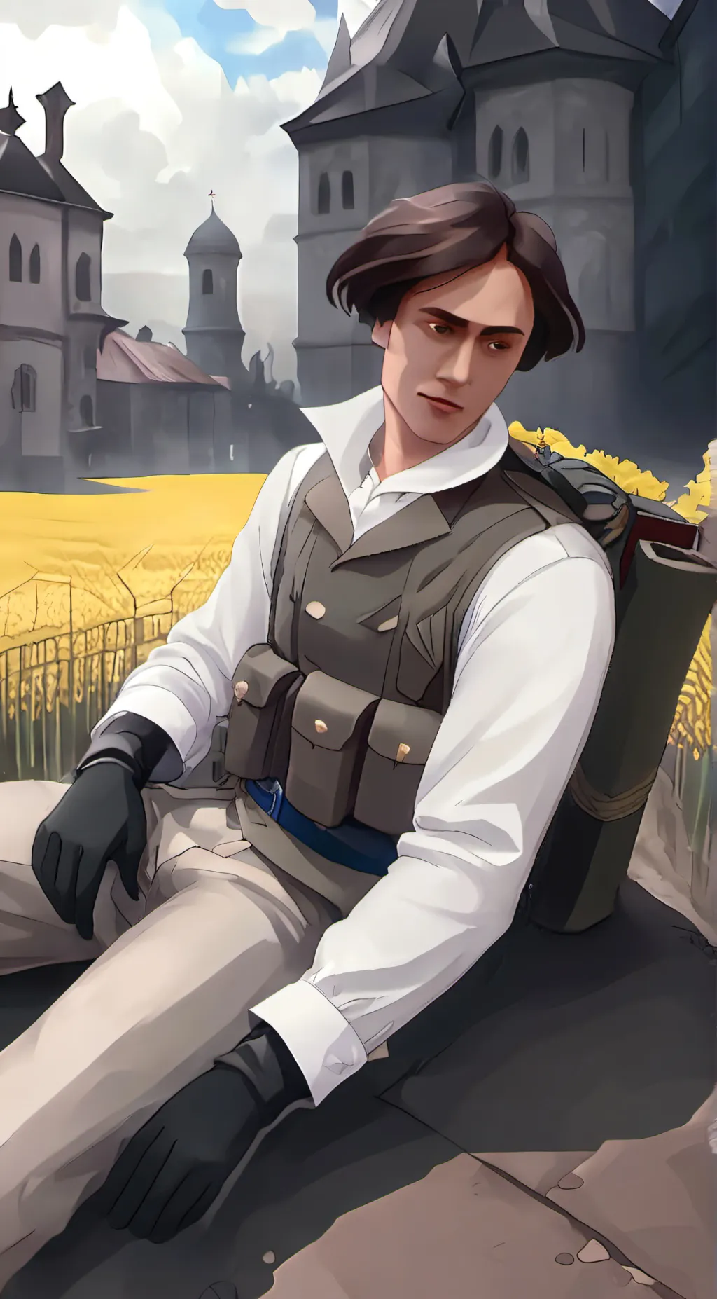 ai character: nekoglai background