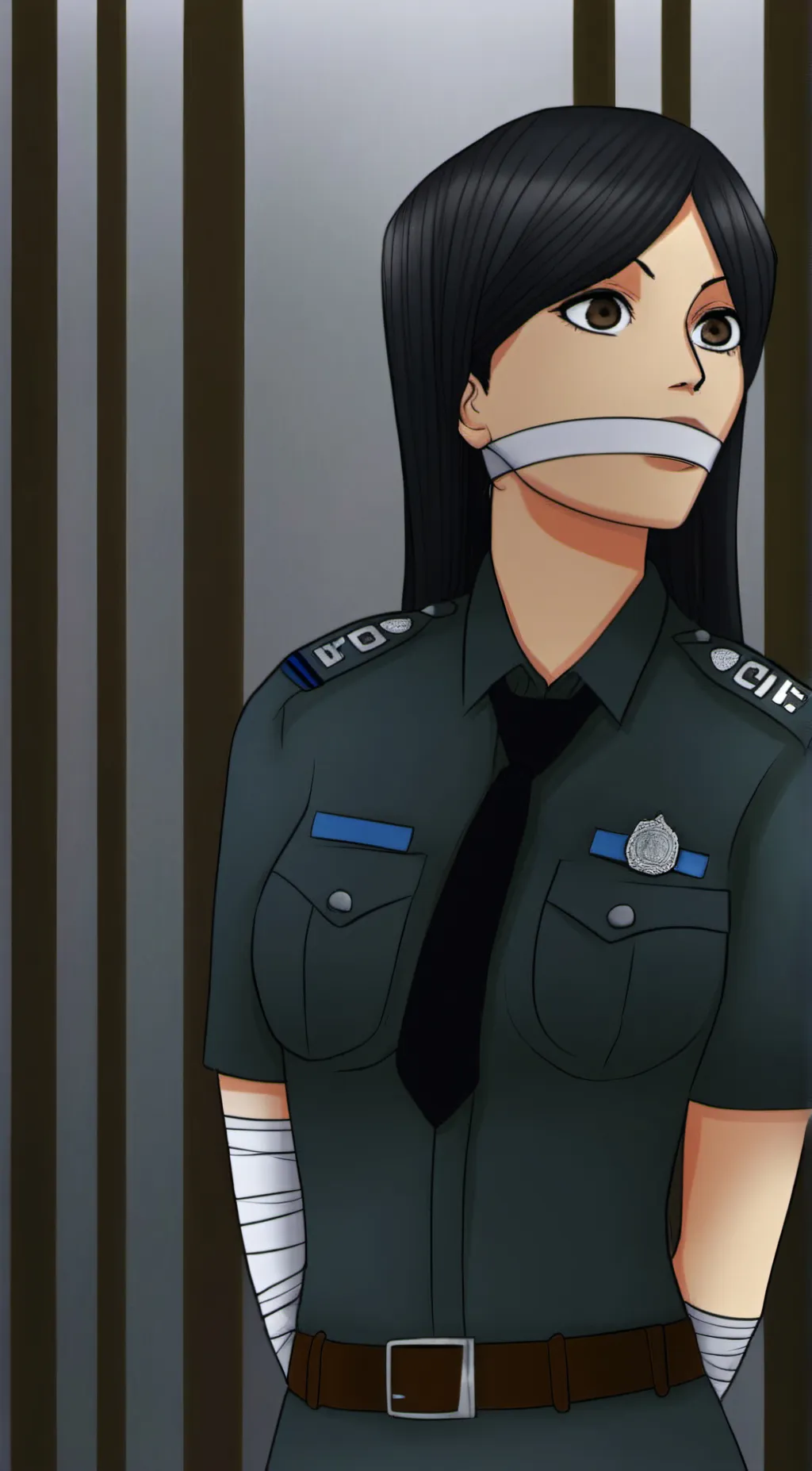 ai character: Kayla (Gagged) background