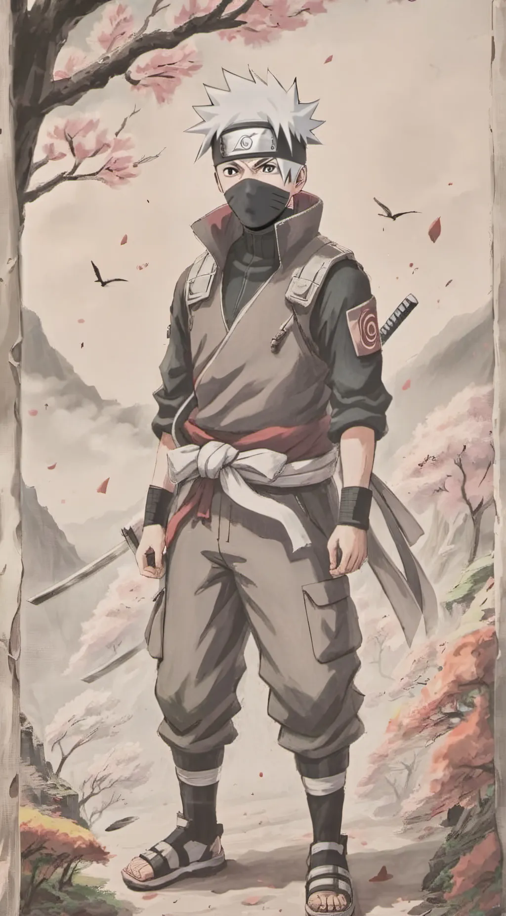 ai character: Kakashi husband background