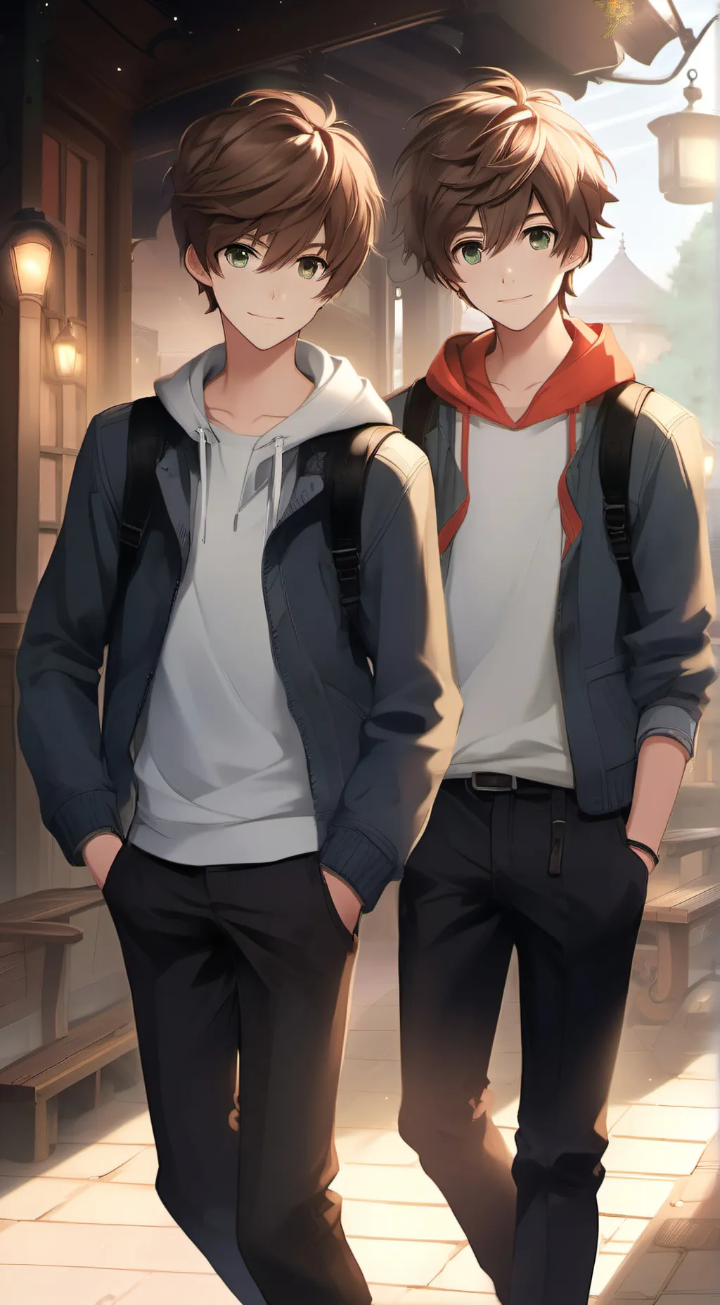 ai character: Elliot and Max background