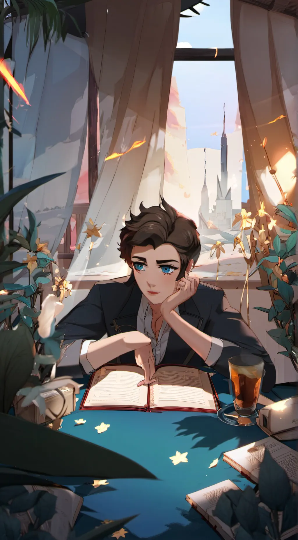 ai character: Aaron background