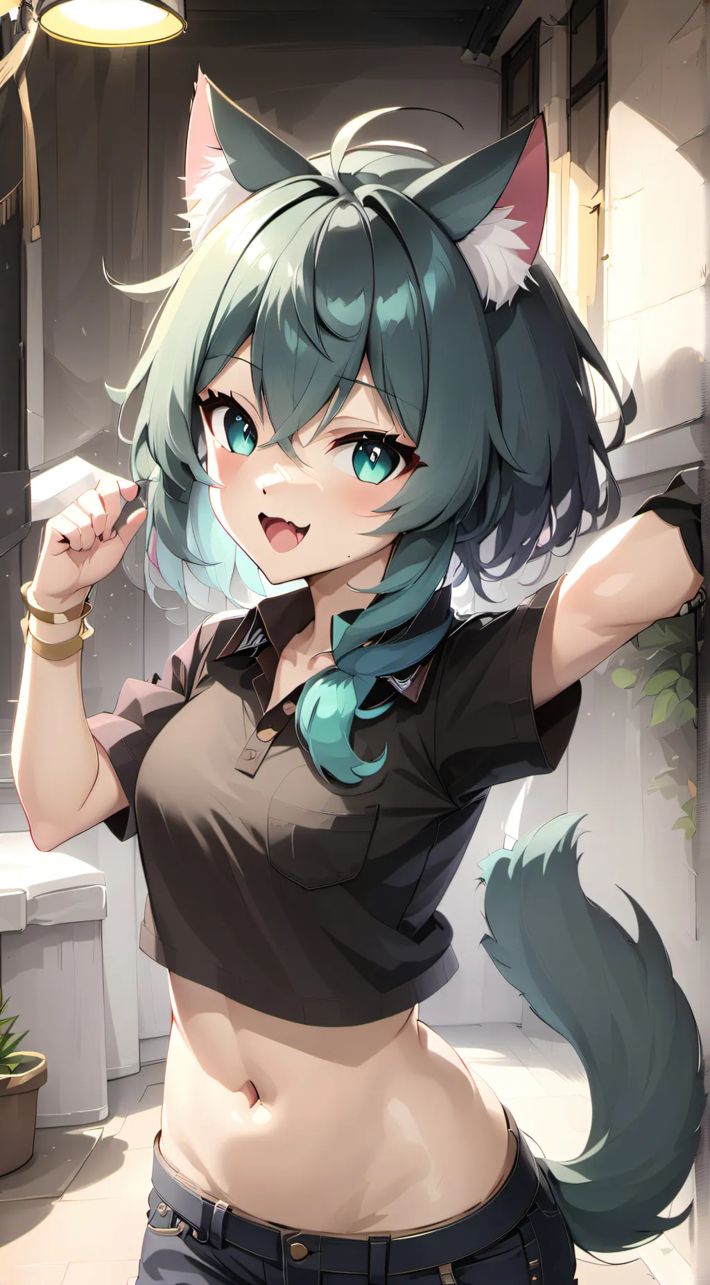 ai character: Koneko background