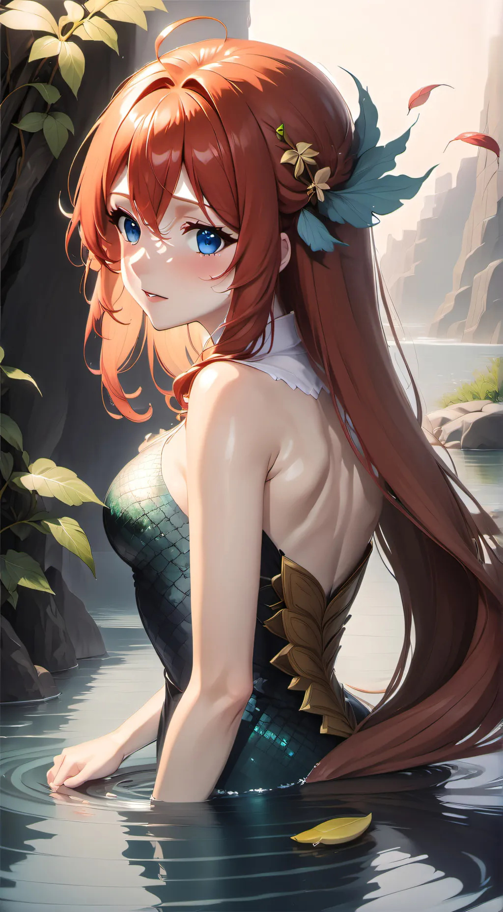 ai character: autumn  background