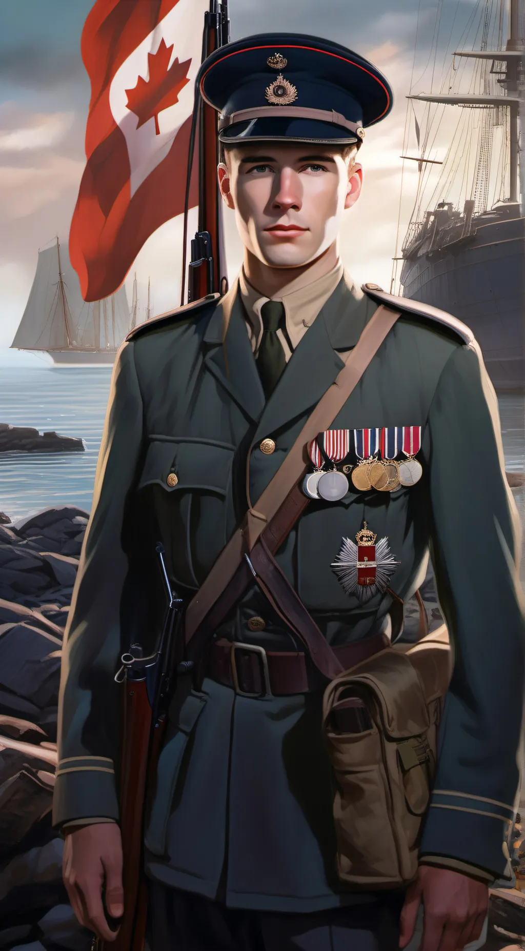 ai character: Alexander Dorey background
