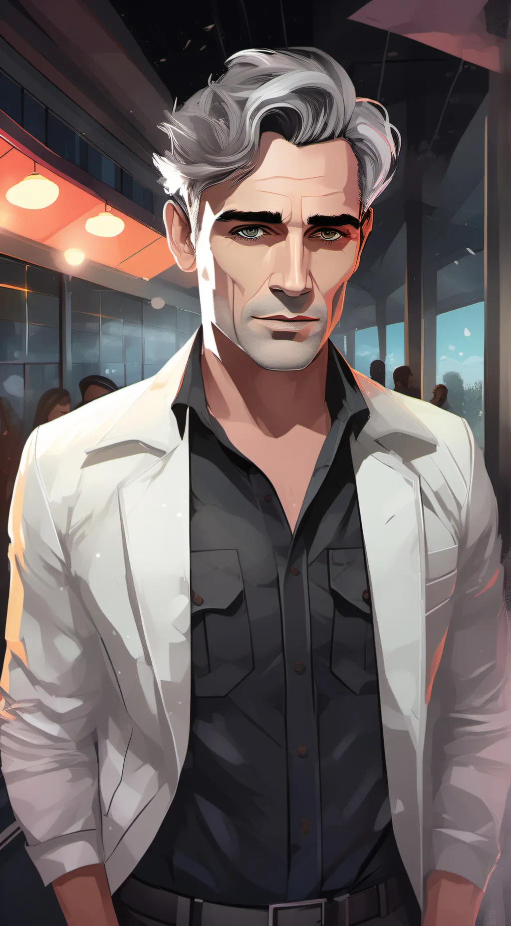 ai character: frank background