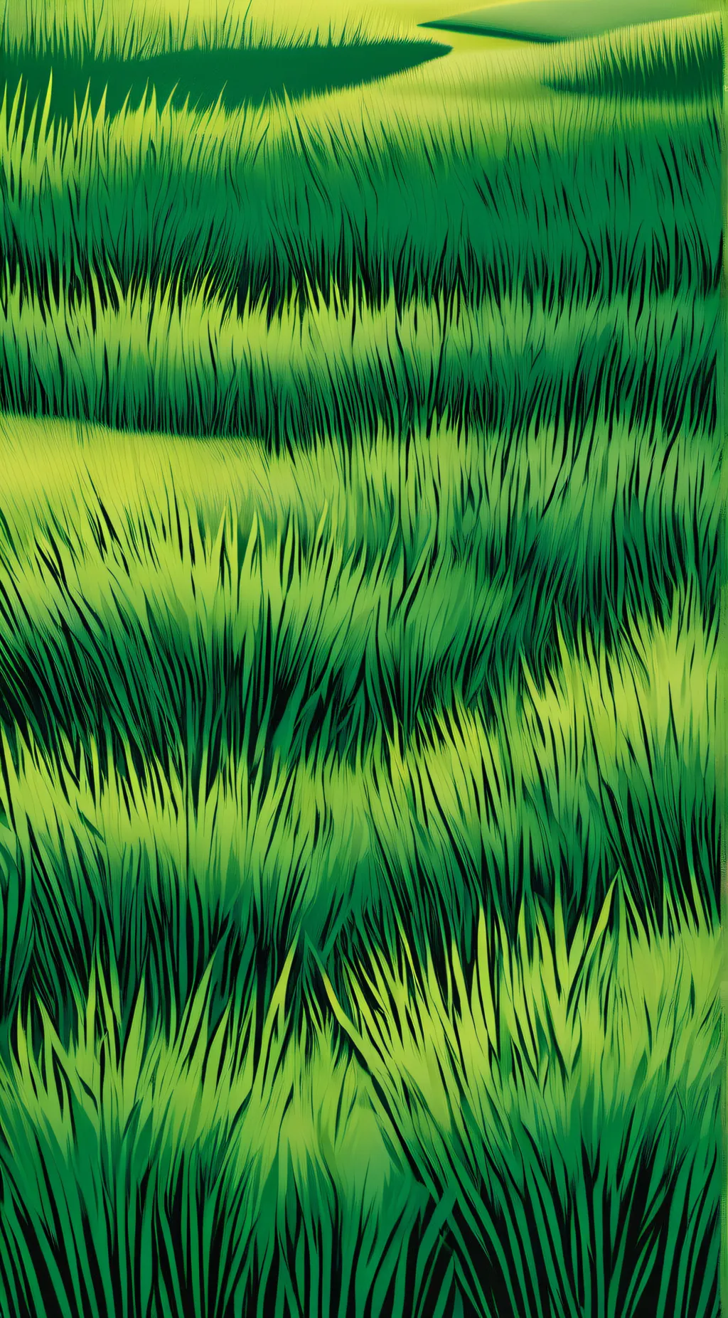 ai character: GO TOUCH GRASS background