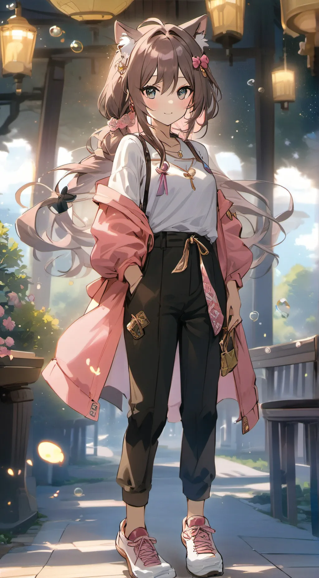 ai character: Aura background