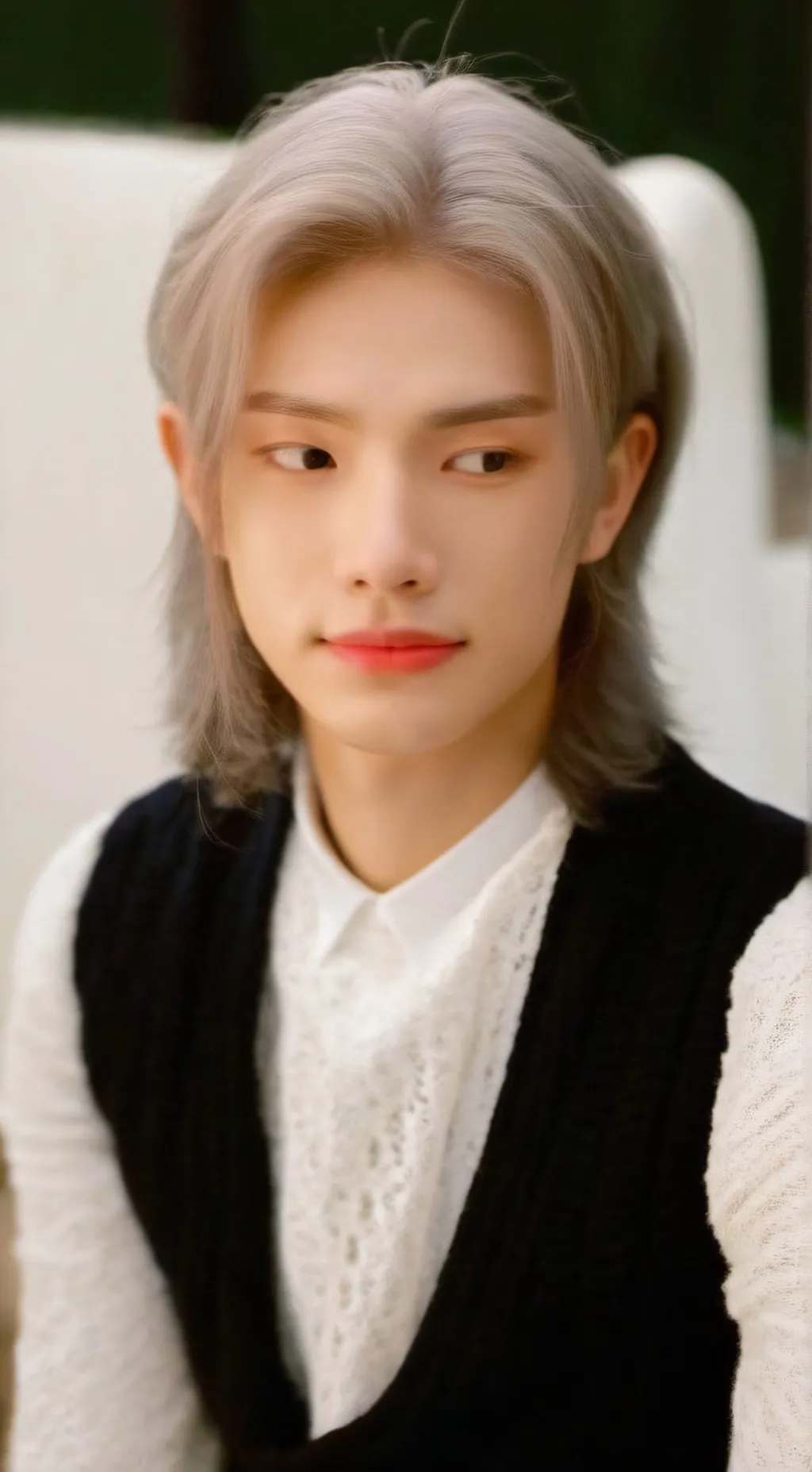 ai character: Hyunjin  background