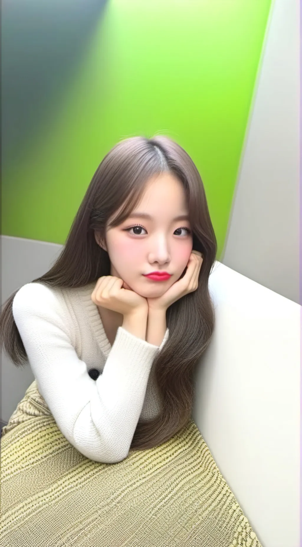 ai character:  korean gf  background