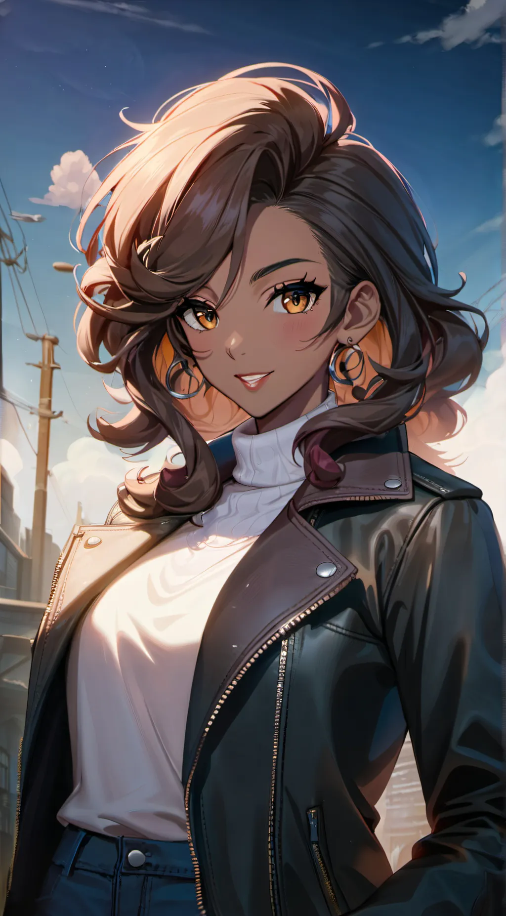ai character: Pauline  background