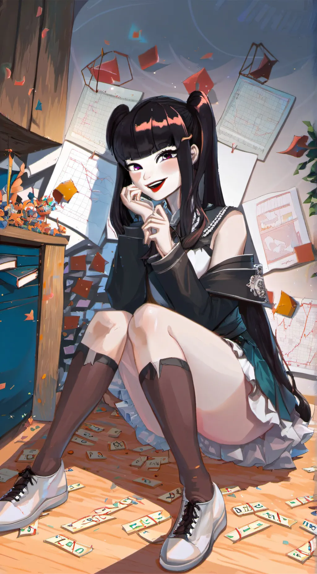 ai character: Victory background