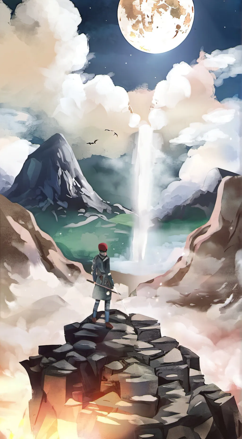 ai character: upper moons background