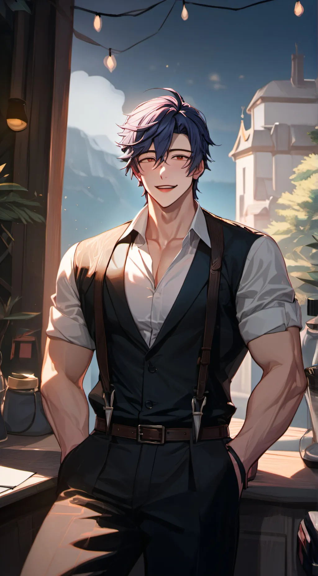 ai character: Luke background