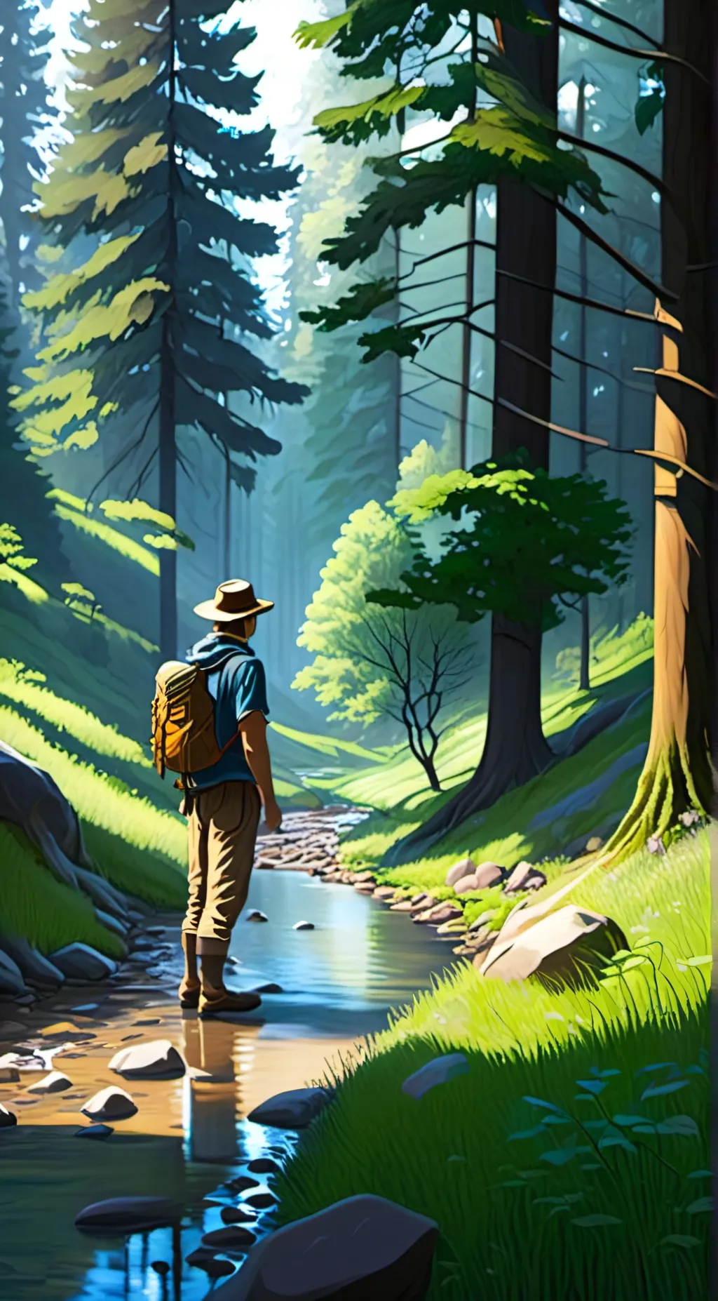 ai character: Adventure RPG background