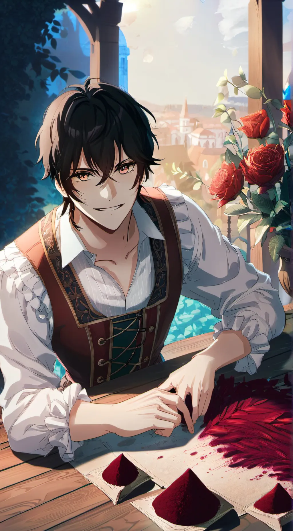 ai character: Ace Sinclair background