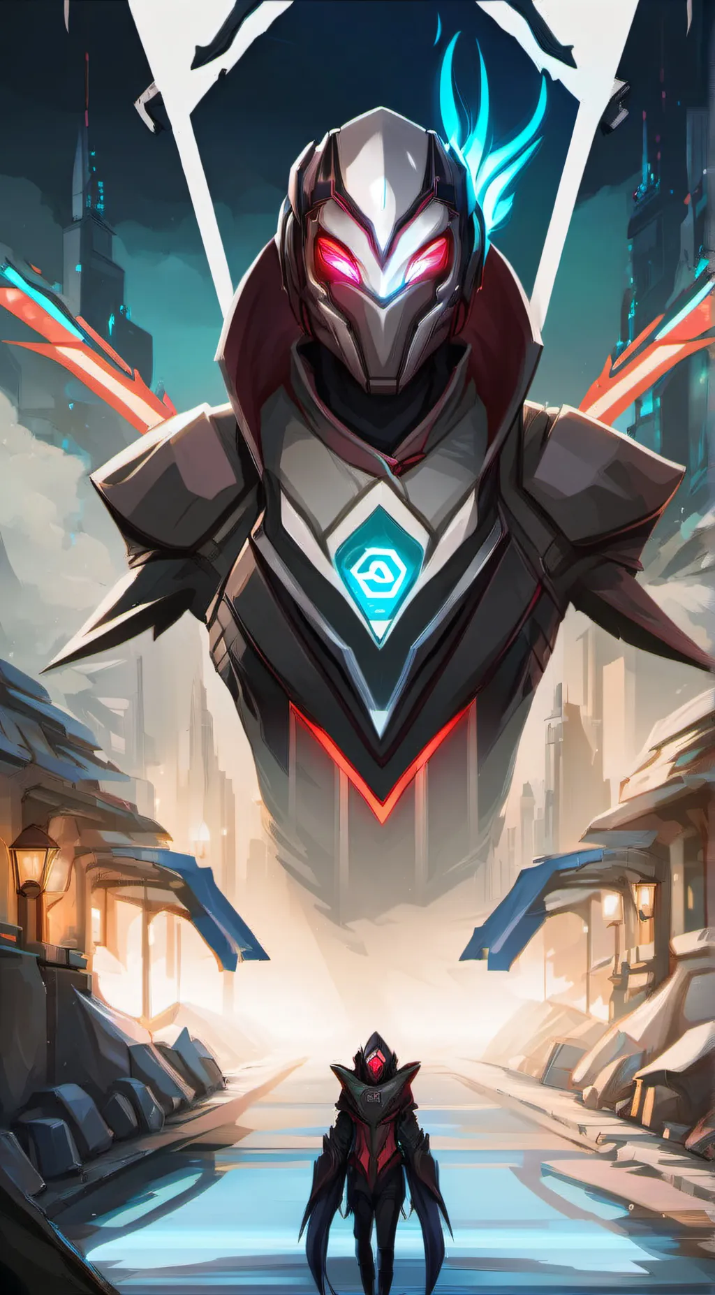 ai character: BloodyAngelGang background