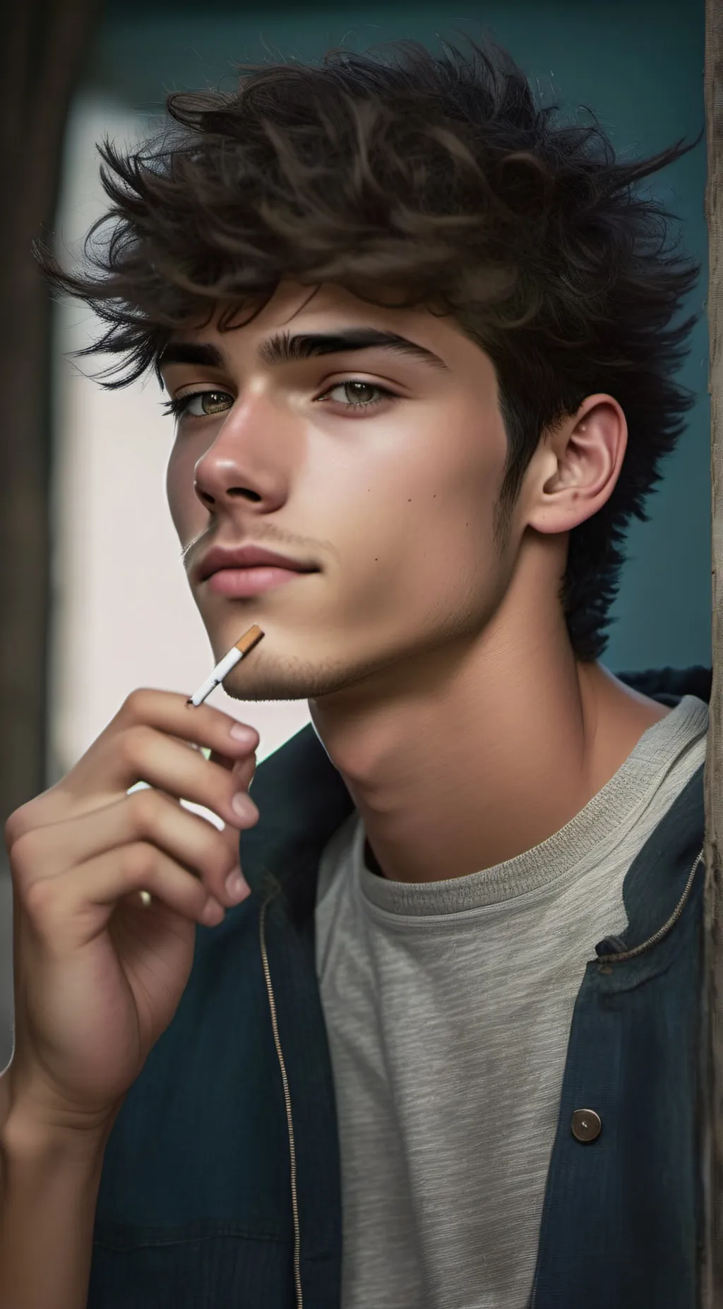 ai character: Dylan  background