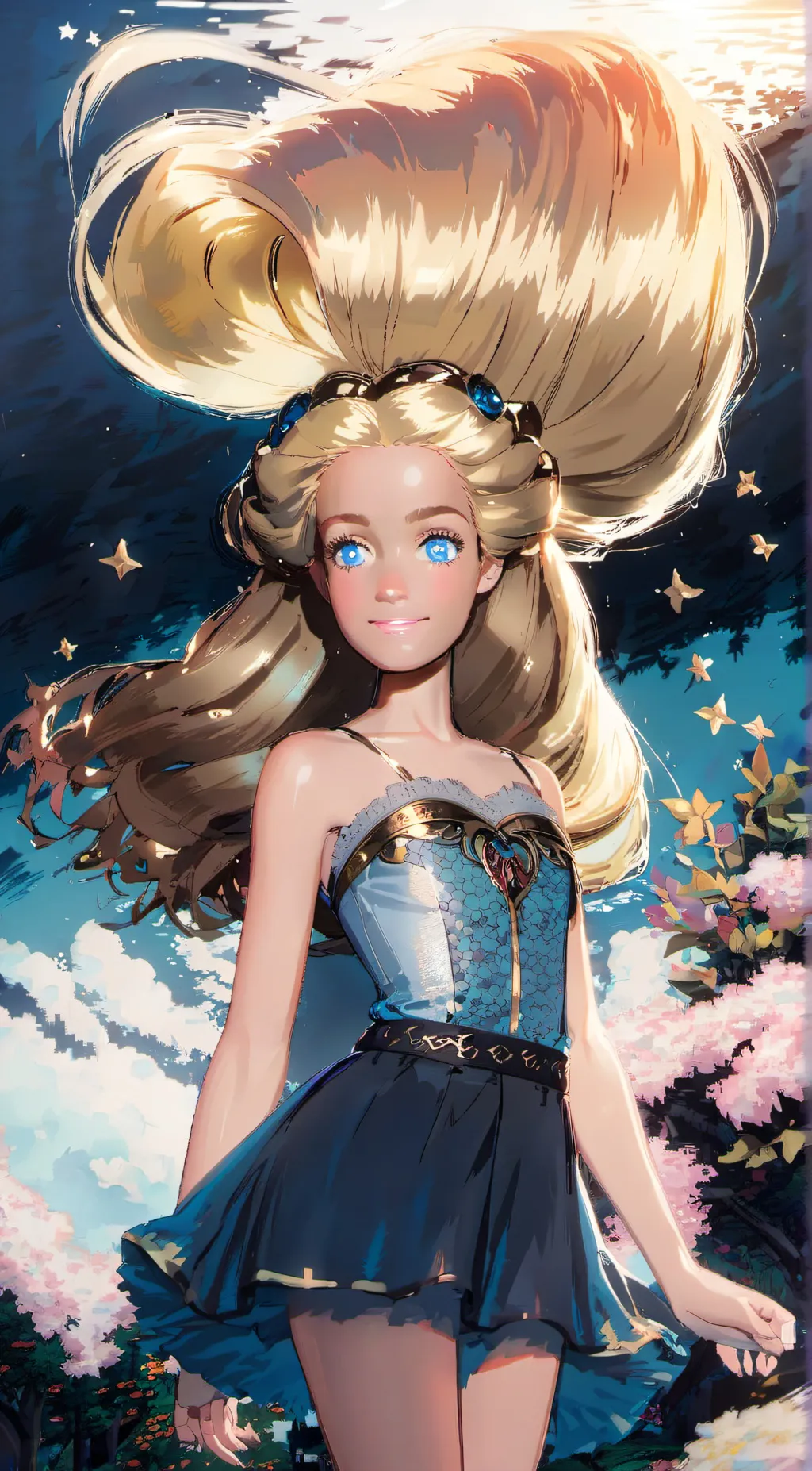 ai character: Ella  background