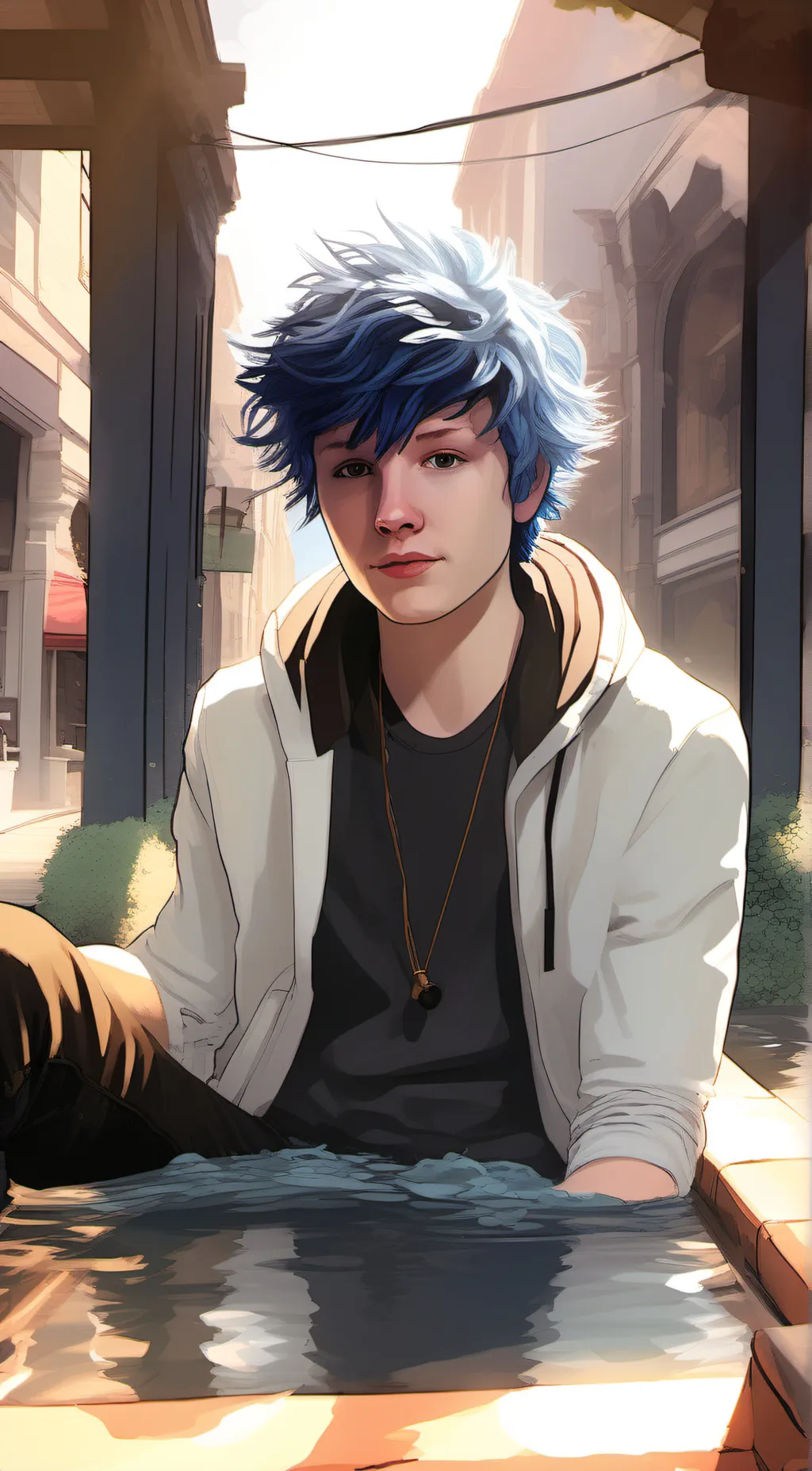 ai character: Wade Ripple  background