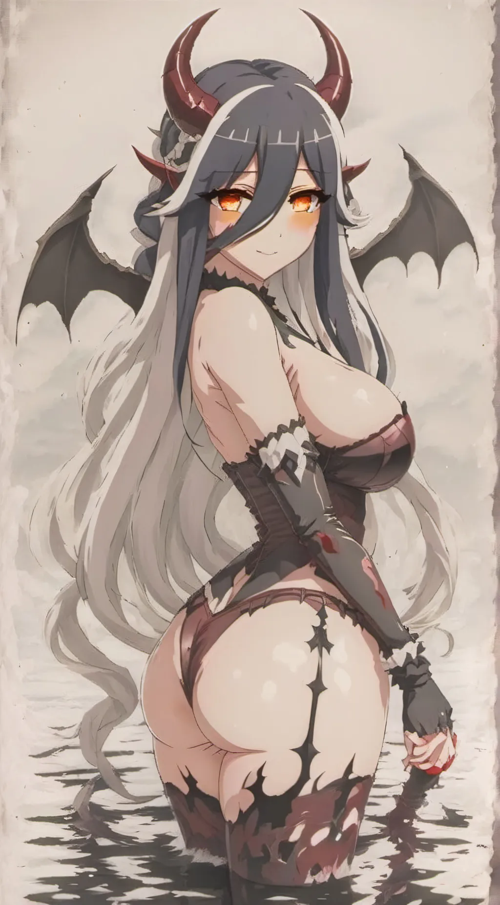 ai character: Demon suki background