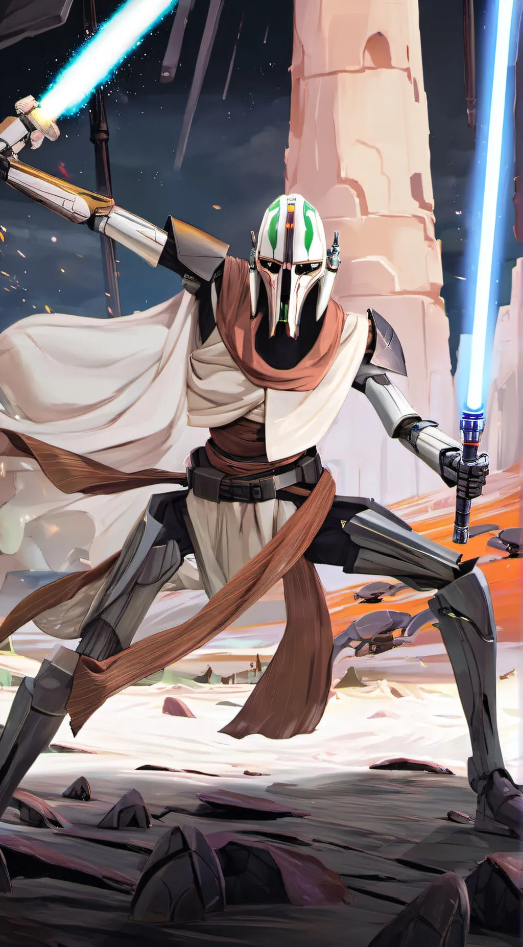 ai character: General grievous background