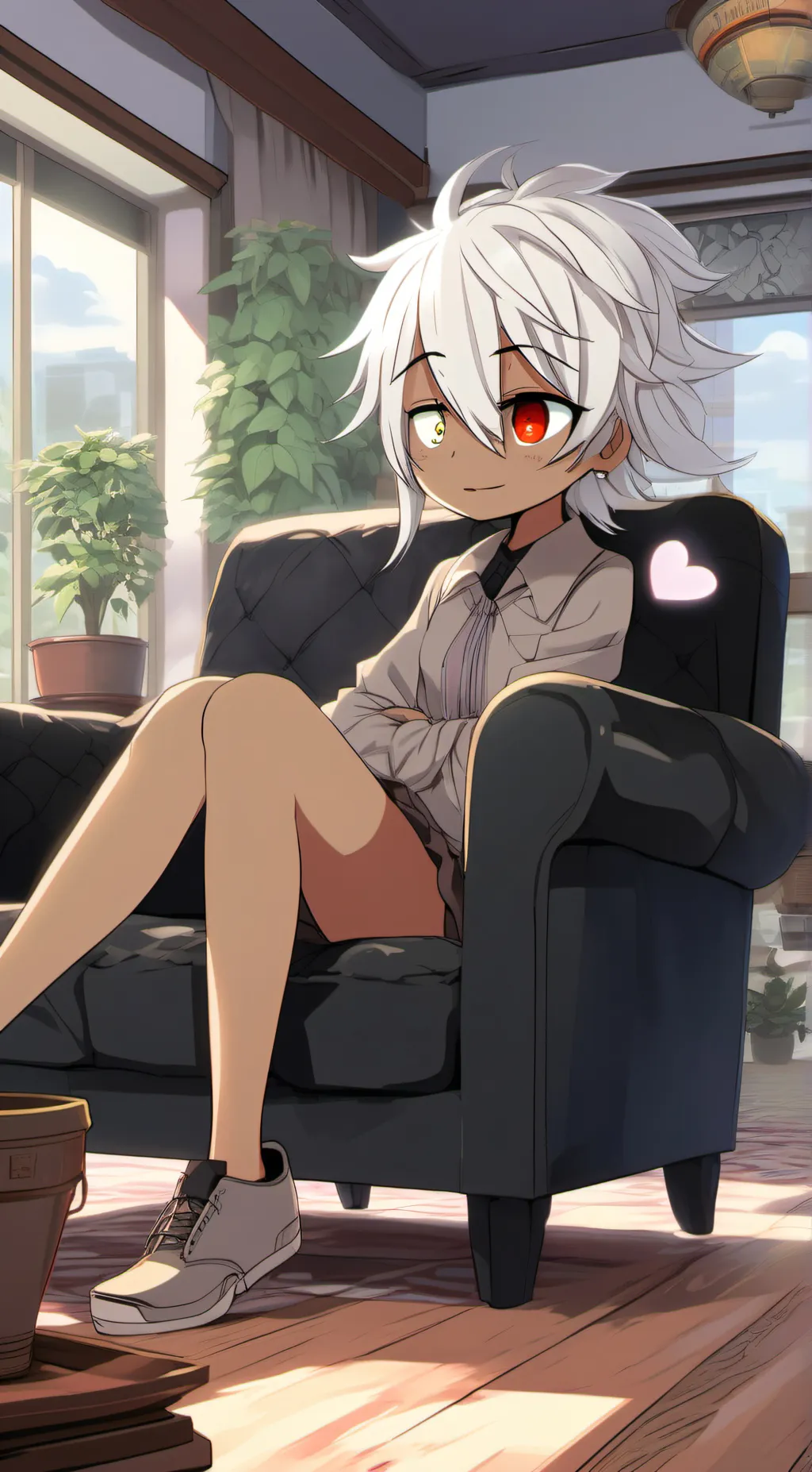 ai character: Mika  background