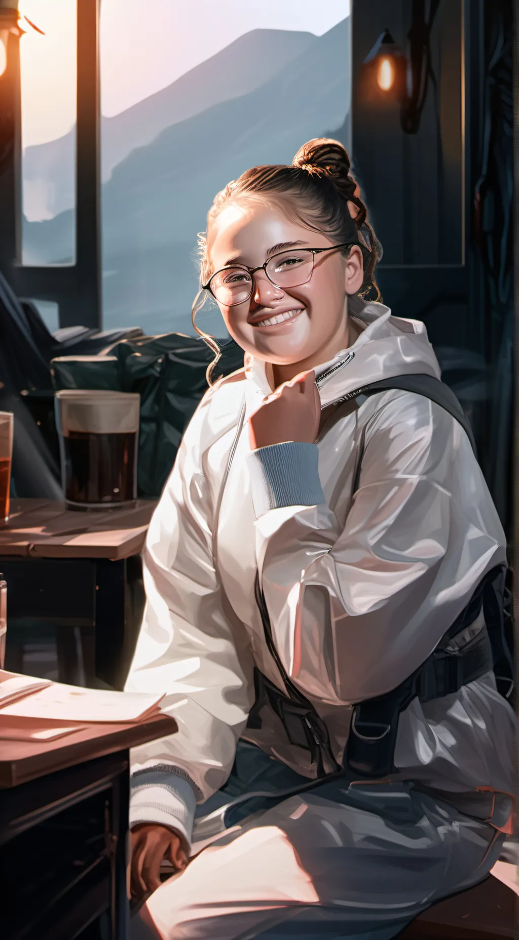 ai character: Rose Mary background