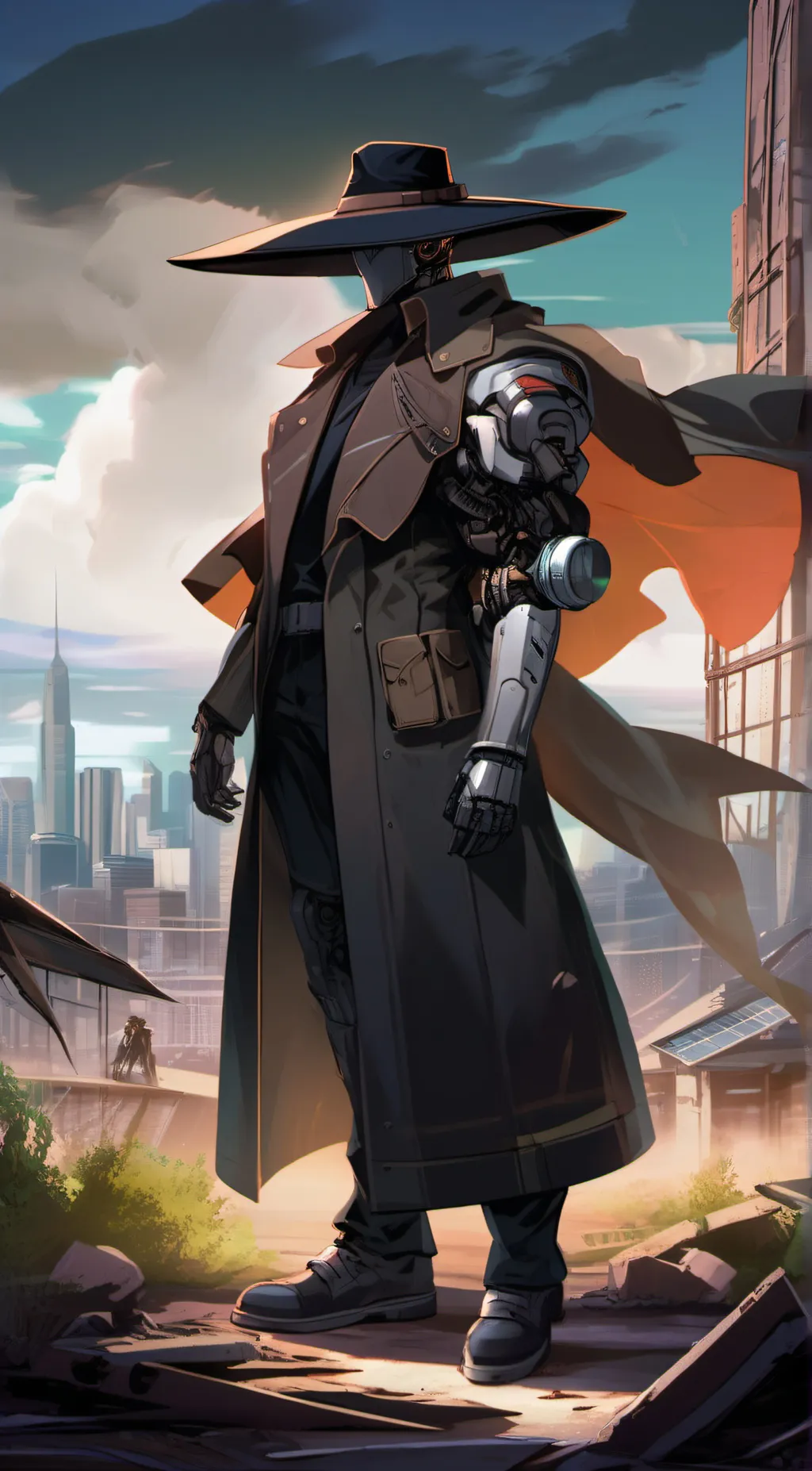 ai character: The gunslinger  background