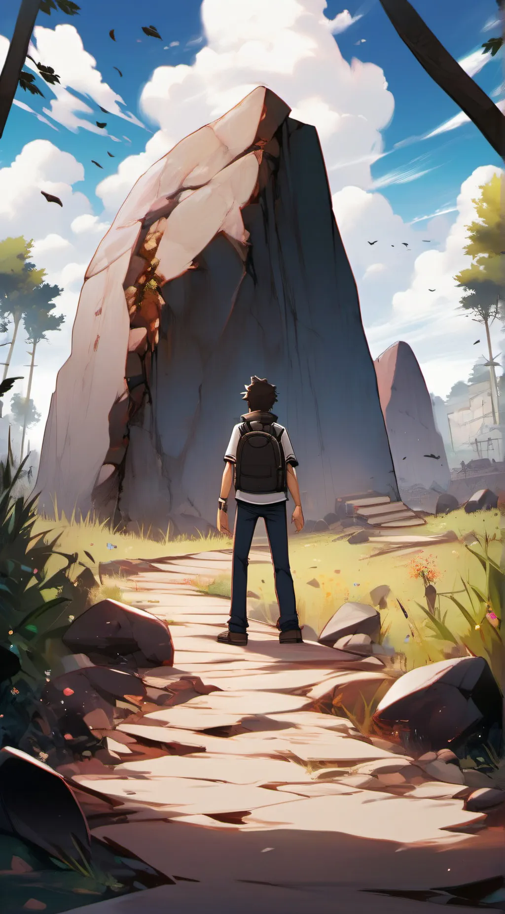 ai character: Roots background