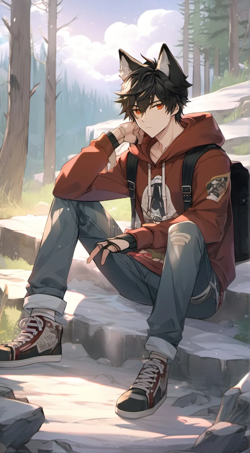 ai character: Aaron background
