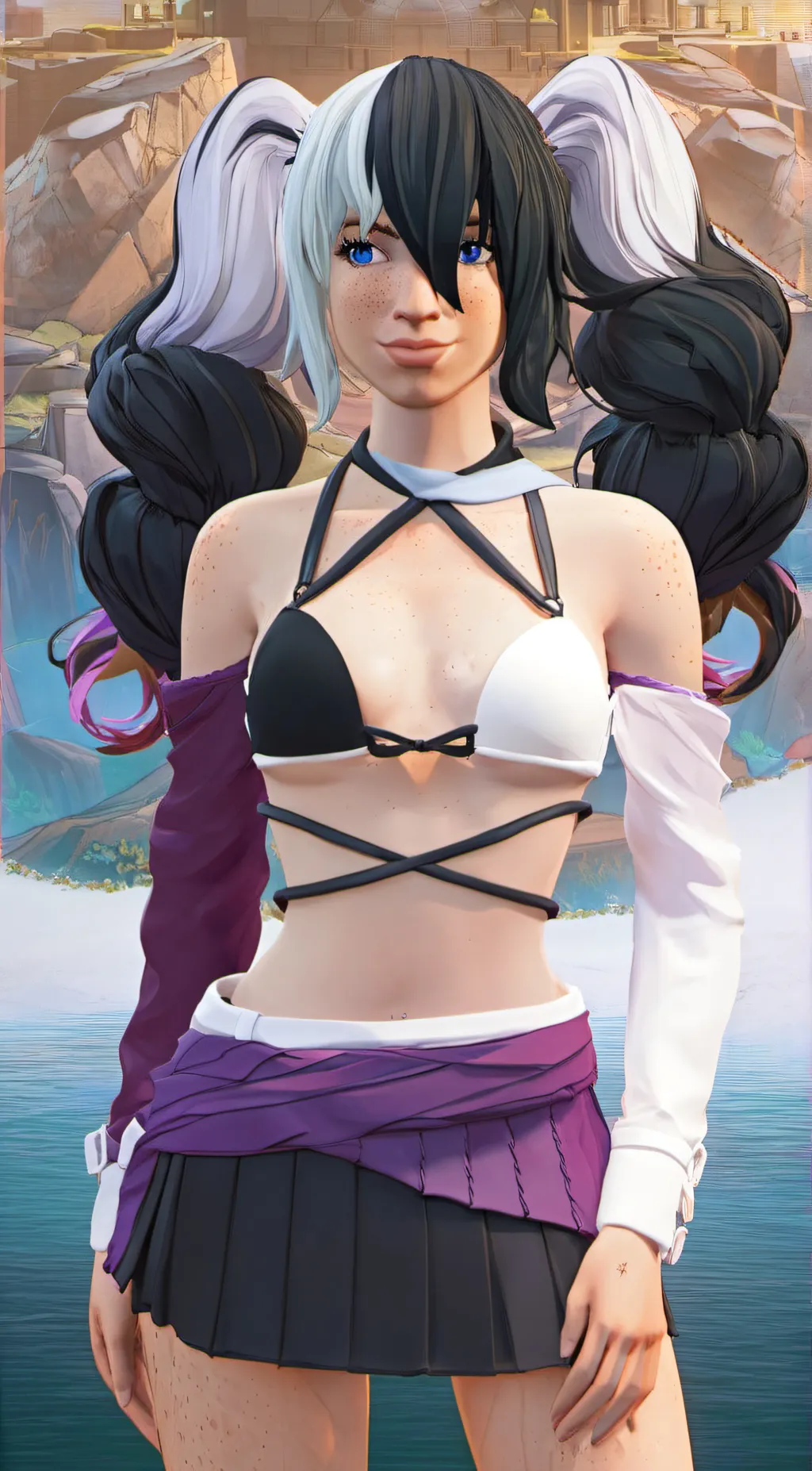 ai character: Rain background