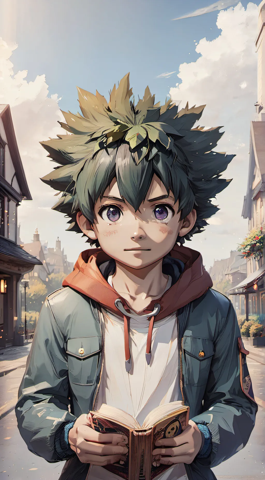 ai character: deku background