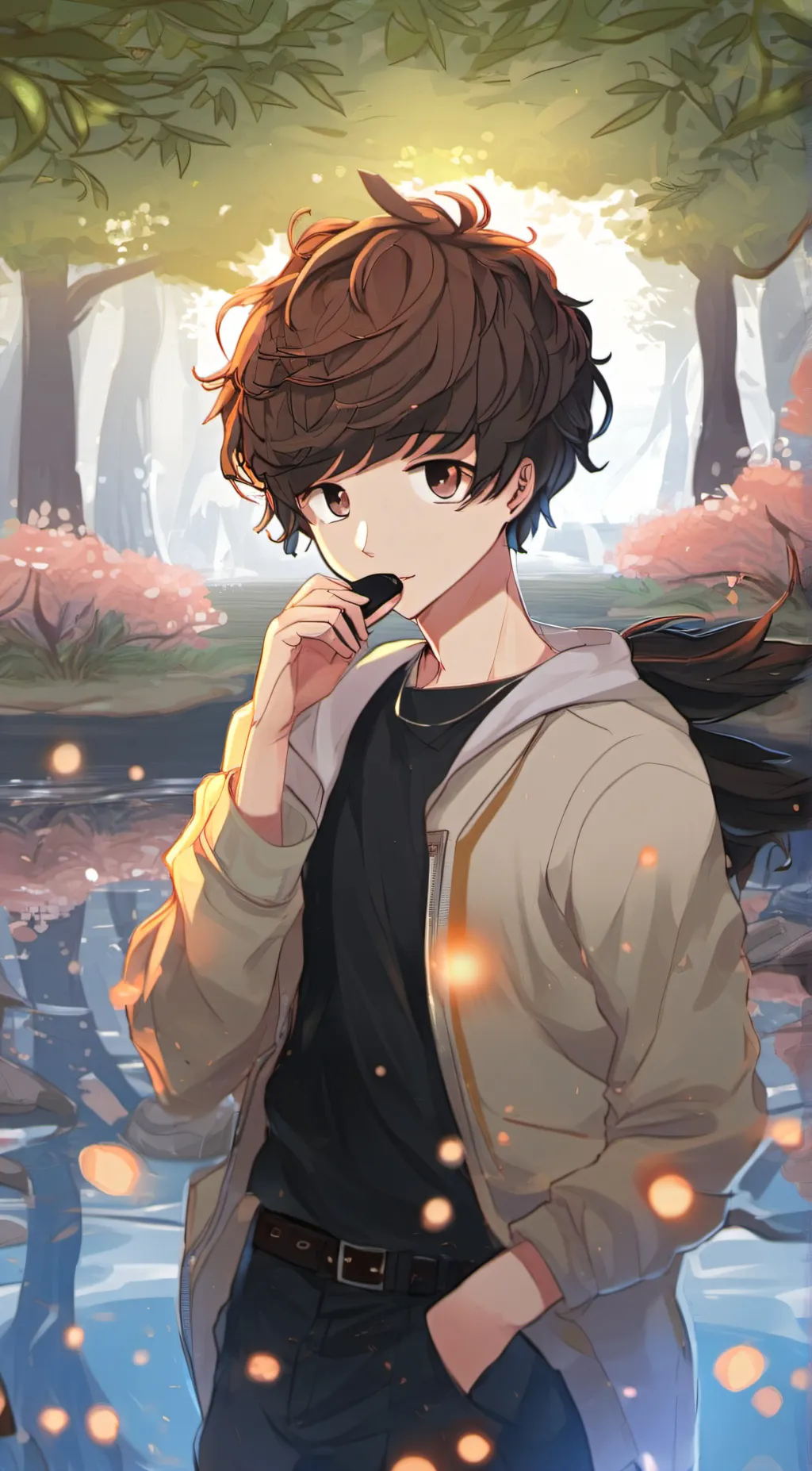 ai character: Leo background