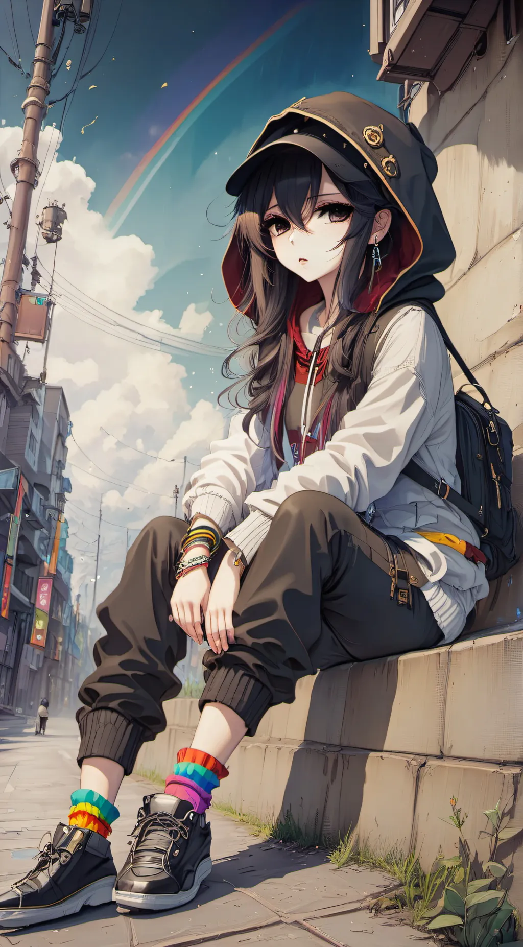 ai character: Mikaela  background
