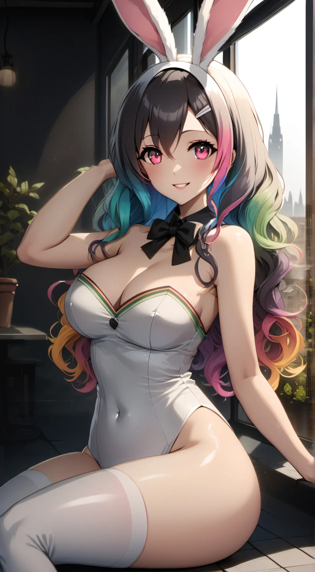 ai character: Candy background