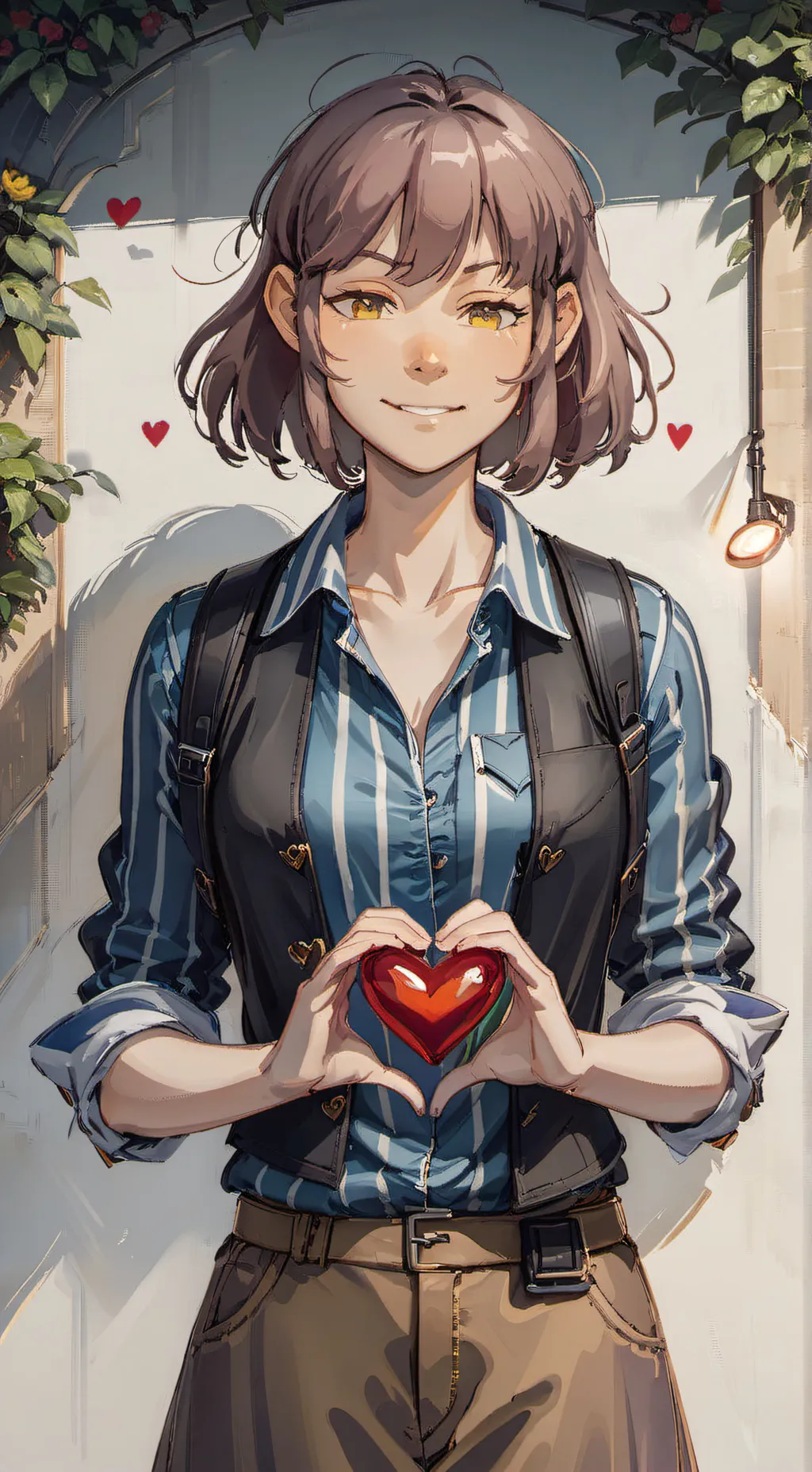 ai character: Frisk background