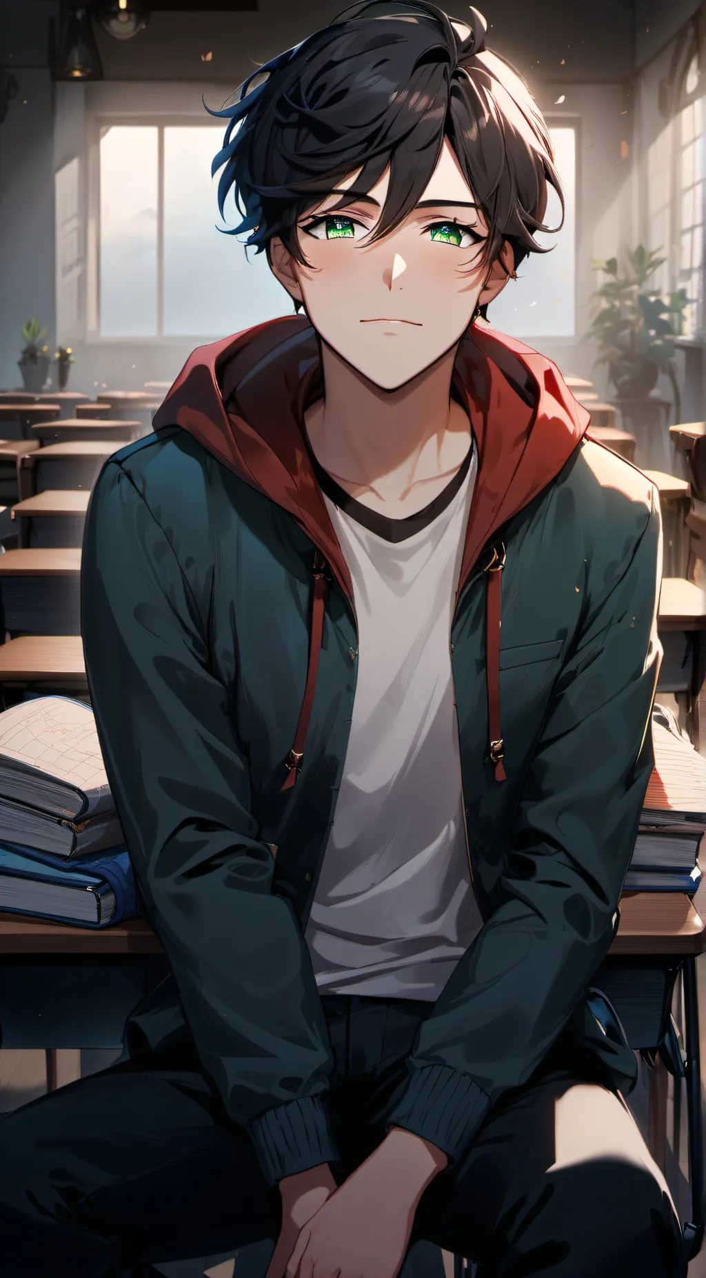 ai character: Alan  background