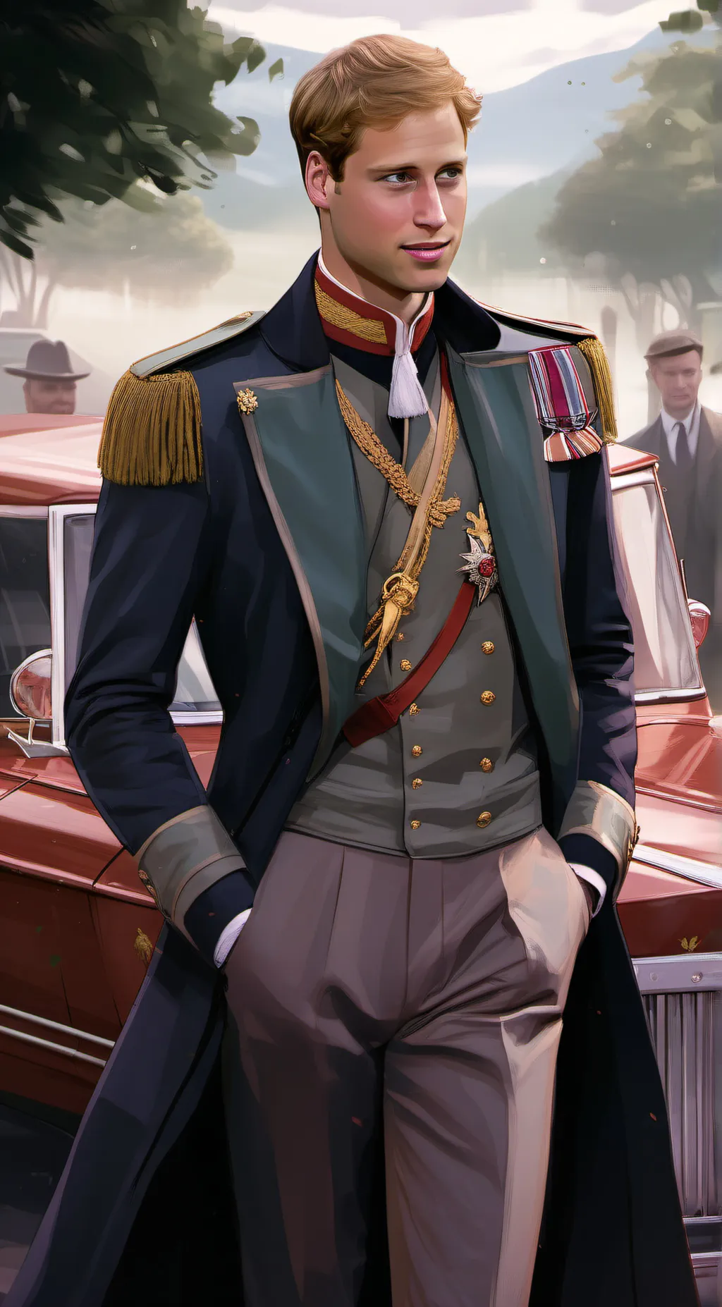 ai character: Prince William background
