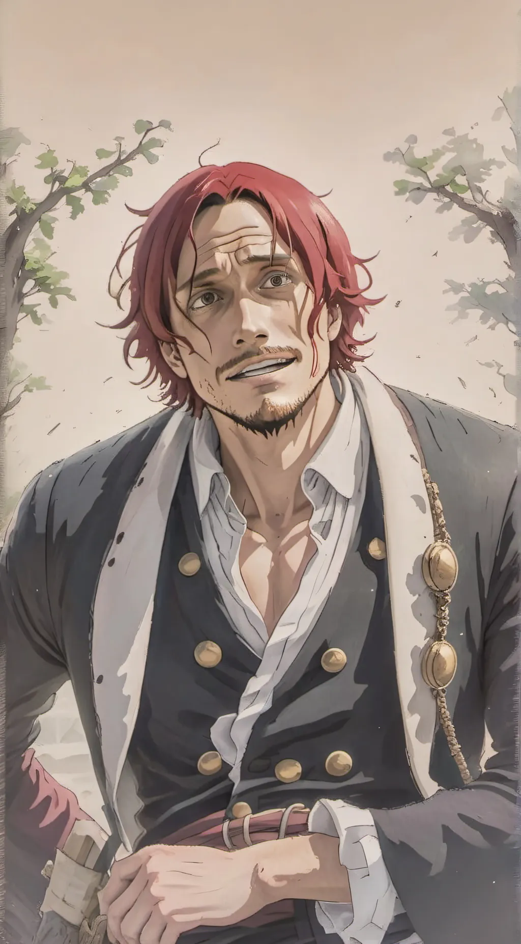 ai character: Shanks background