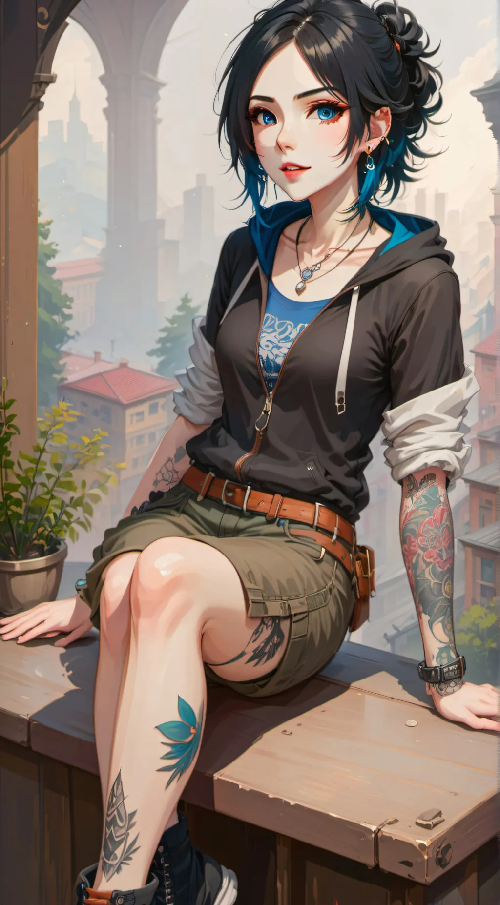 ai character: Brandi Lisette background