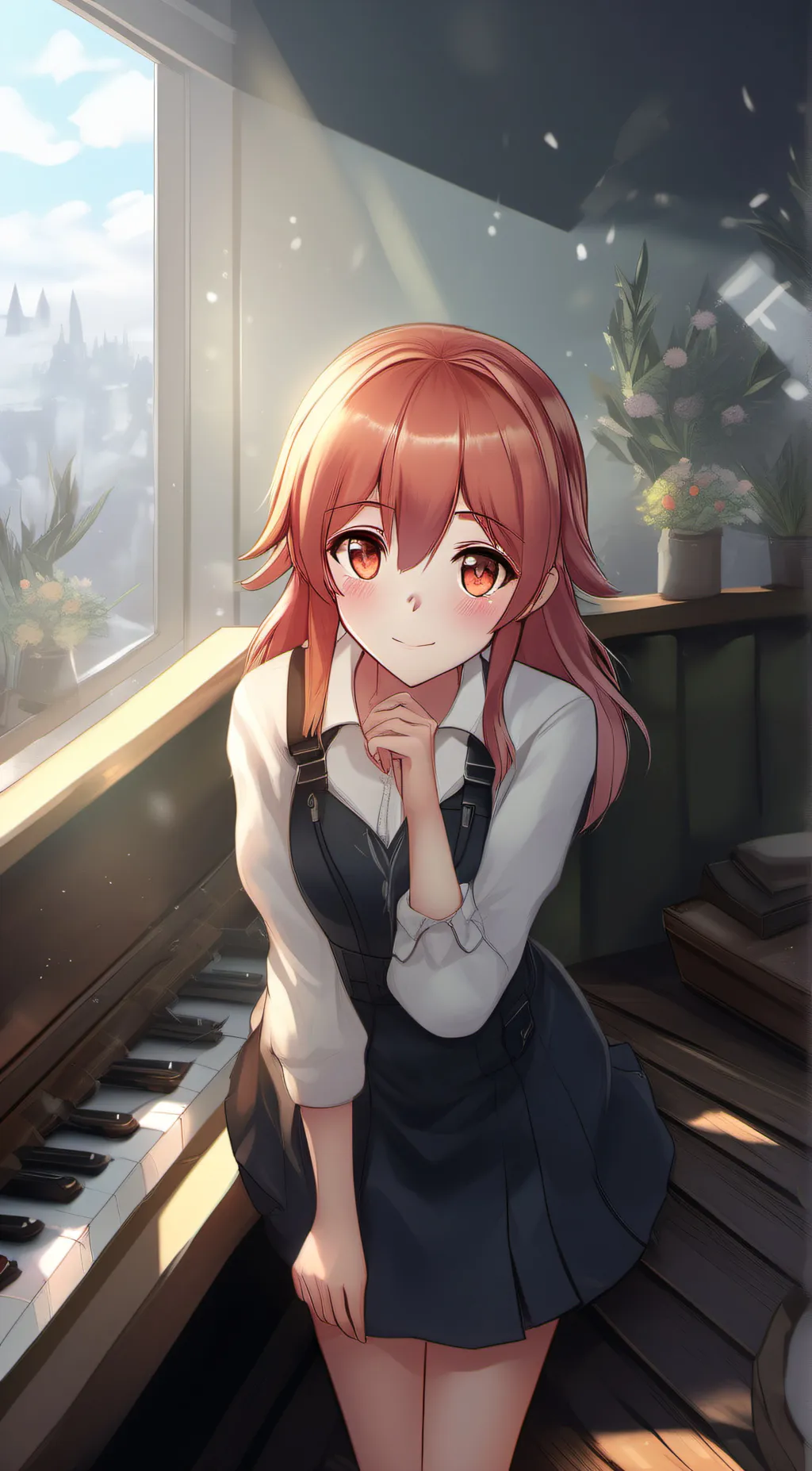 ai character: neko  background