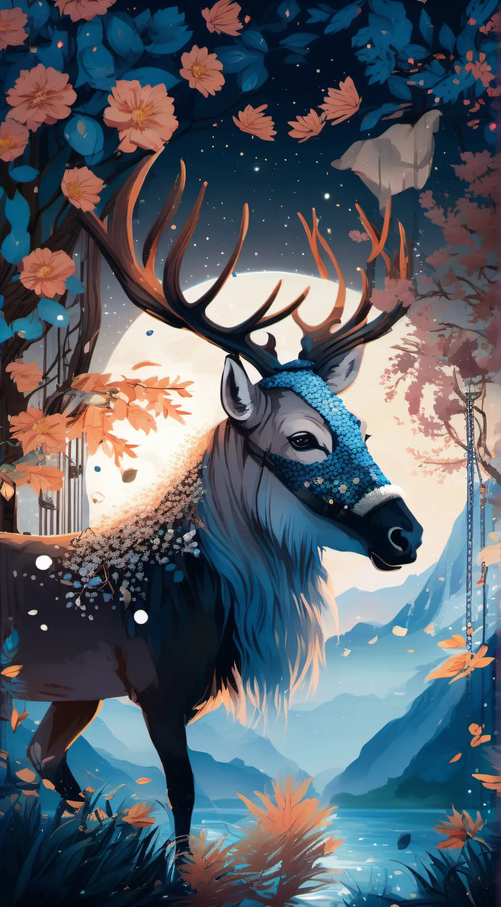 ai character: Rose background