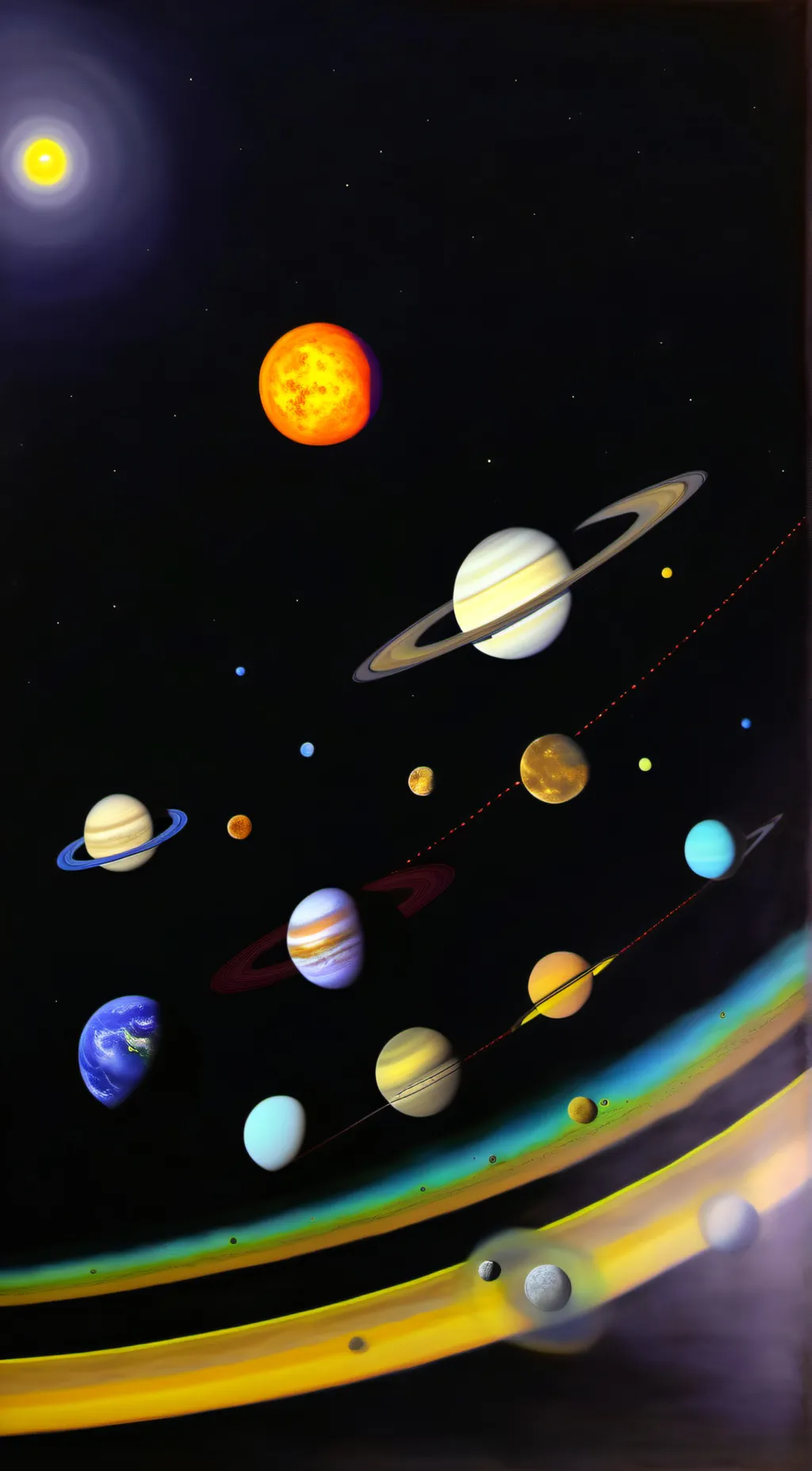 ai character: soler system  background