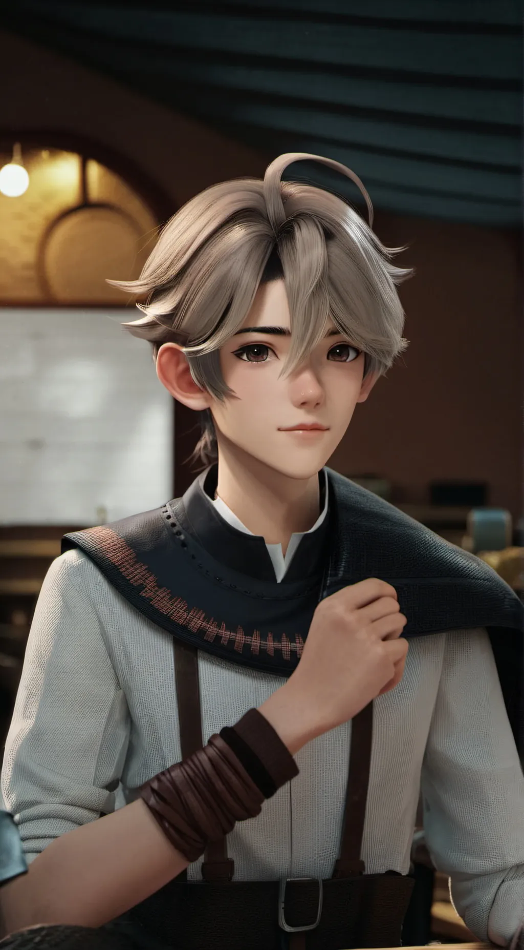 ai character: Reigi  background